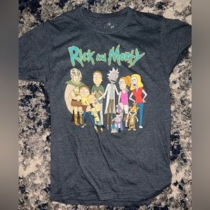 Rick and Morty graphic tee.